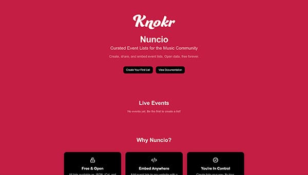 Nuncio platform preview